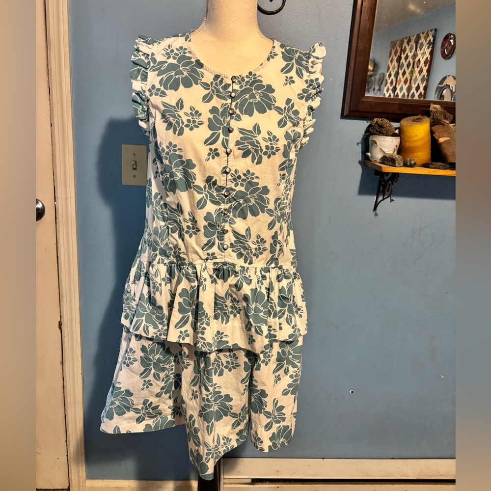 Free Assembly, Tiered, Floral Dress